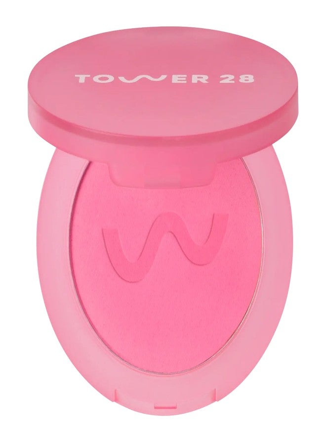 TOWER 28 GetSet™ Matte Powder Blush - Malibu Cooler, Setting + Blurring Baby Pink Blush - Image 1