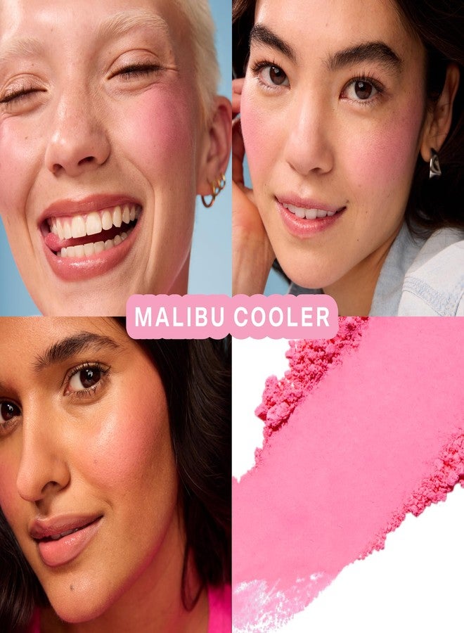 TOWER 28 GetSet™ Matte Powder Blush - Malibu Cooler, Setting + Blurring Baby Pink Blush - Image 4