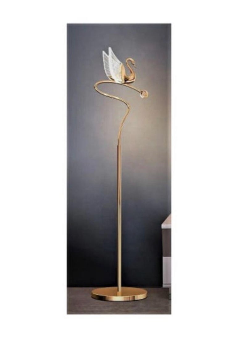 C M E Swan duck floor lamp Gold 300 x 1520 mm  - Image 5