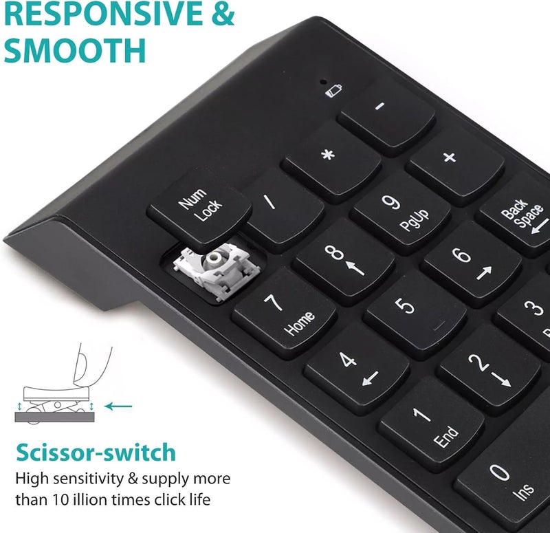 Mini Financial Accounting Numeric Pad for Laptop Desktop Computer PC Parts new - Image 2