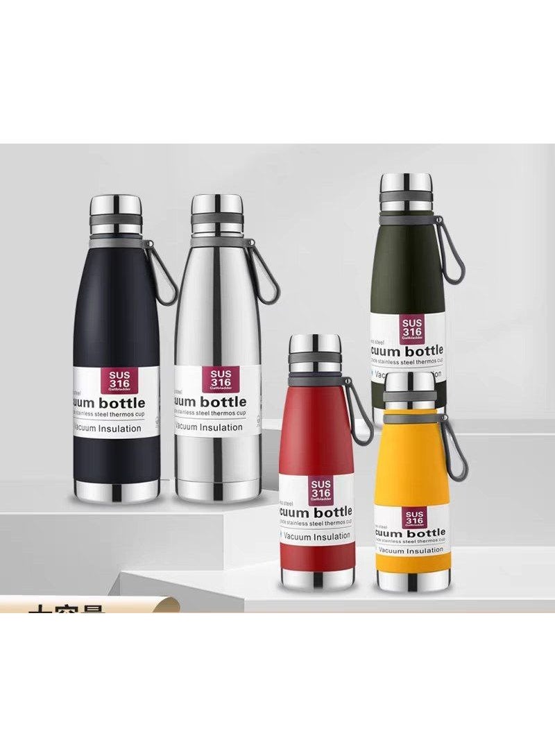 High-quality 304 stainless steel thermal mug (thermos), 520 ml capacity - keeps hot and cold drinks (imported) - Image 2