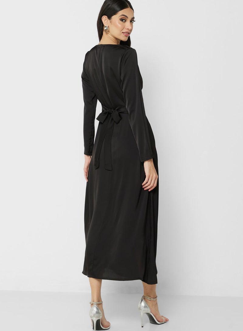 Khizana Satin Cowl Midi Dress  - Image 2