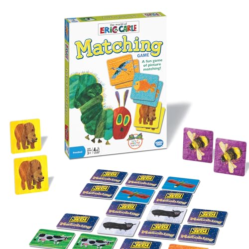 Wonder Forge Eric Carle Matching Game For Boys Girls Age 3 To 5 A Fun Fast Animal Memory Game - Image 1