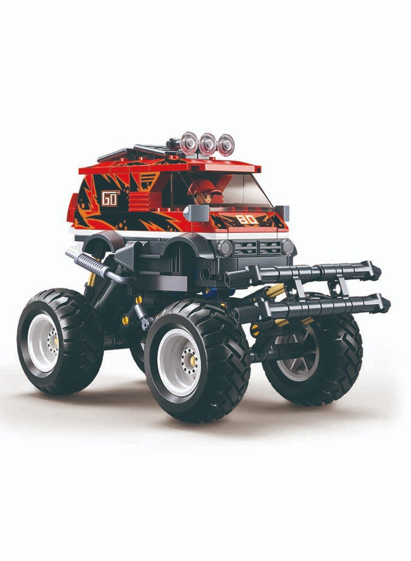 Sluban PowerBricks Pullback Off-road vehicle(261pcs) - Image 4