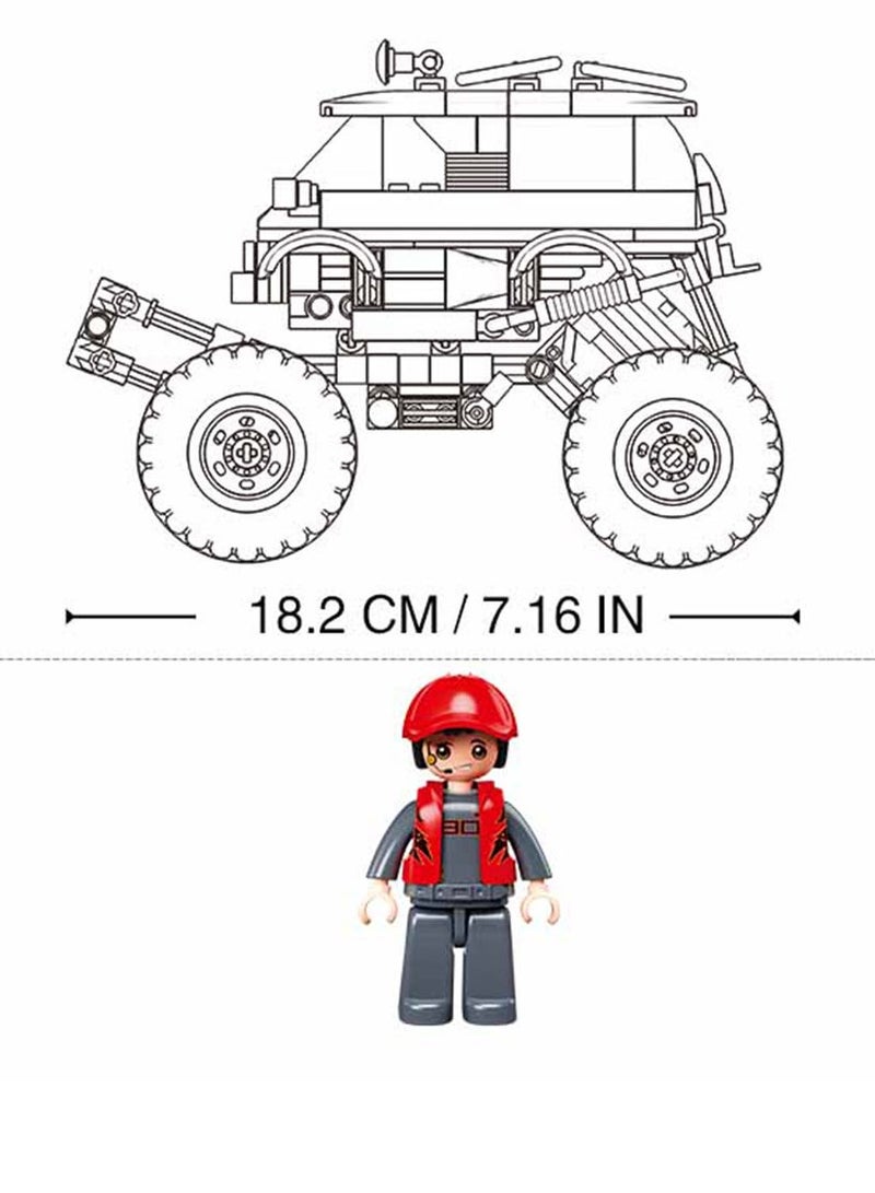 Sluban PowerBricks Pullback Off-road vehicle(261pcs) - Image 3