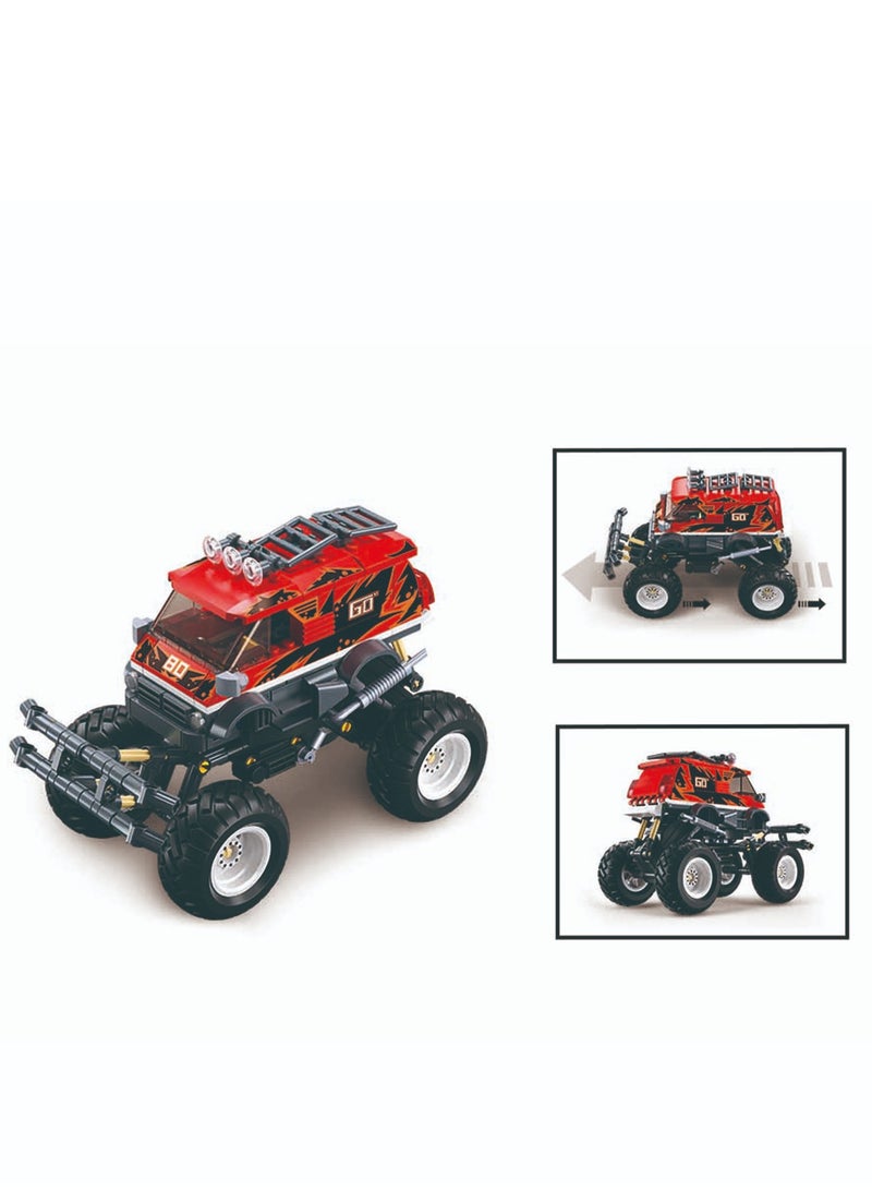 Sluban PowerBricks Pullback Off-road vehicle(261pcs) - Image 5