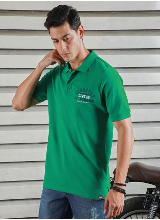 Men's Green 100% Cotton Solid Pattern Polo Regular Fit T-Shirt - pzsku/ZF9951E0227031DF3C249Z/45/_/1725376946/c9c84538-0831-47b9-a0d0-a90cb8e74bee