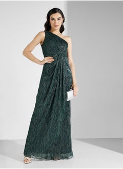 Adrianna Papell One Shoulder Front Twist Dress  - Image 1