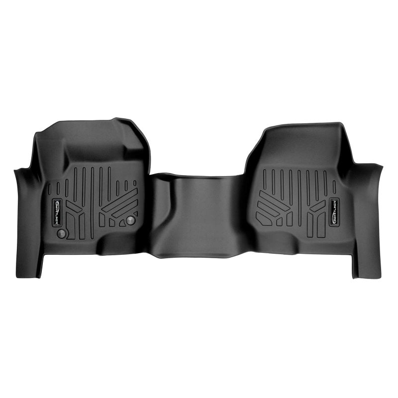 MAXLINER Floor Mats 1st Row Liner One Piece Black Compatible with Bench Seat 20172022 F250F350F450 Super Duty Crew CabSuperCab