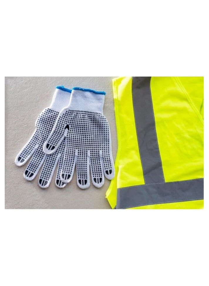 Duravel - Duravel Safety Jacket,Vest, Pack of 5 - Reflective Guardian: High-Visibility Safety Jacket for Runners, Cyclists, and Construction Workers - 360° Visibility, Lightweight, and Adjustable Comfort - Image 1