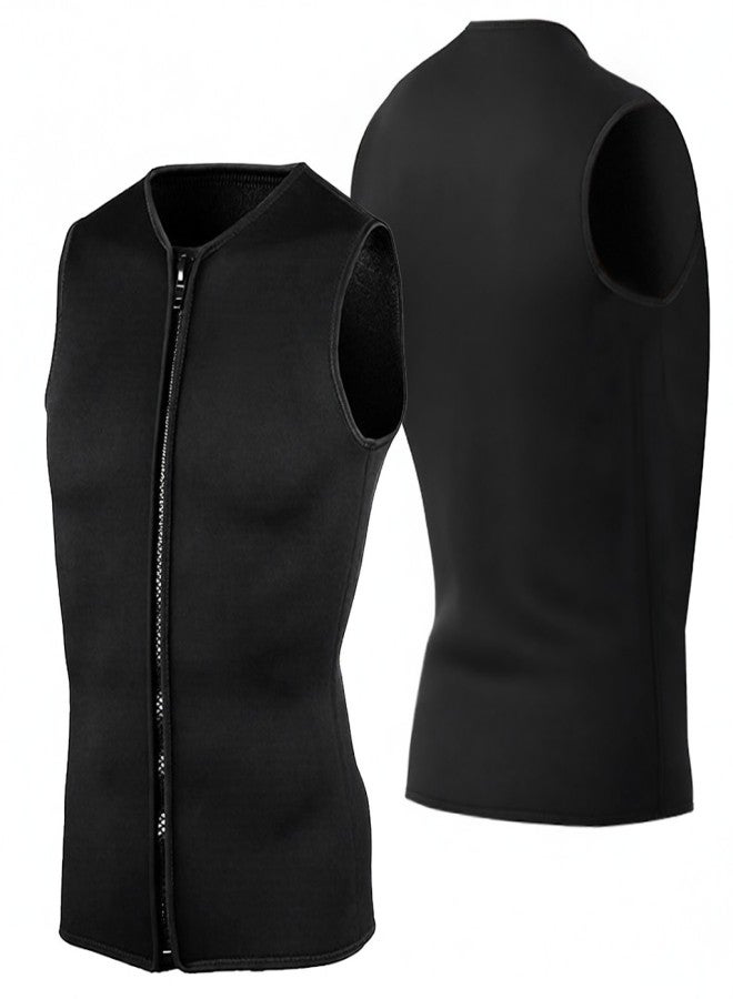 سلينكس سترة غطس علوية من النيوبرين بسمك 3 مم، دافئة وحرارية، بدون أكمام، مناسبة للغوص وركوب الأمواج والسباحة والإبحار. - Image 2