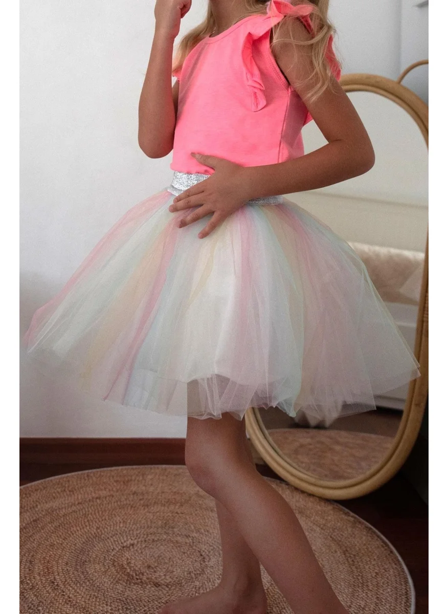 Breeze Girl Colorful Tutu Skirt 4-10 Years, Mixed Color