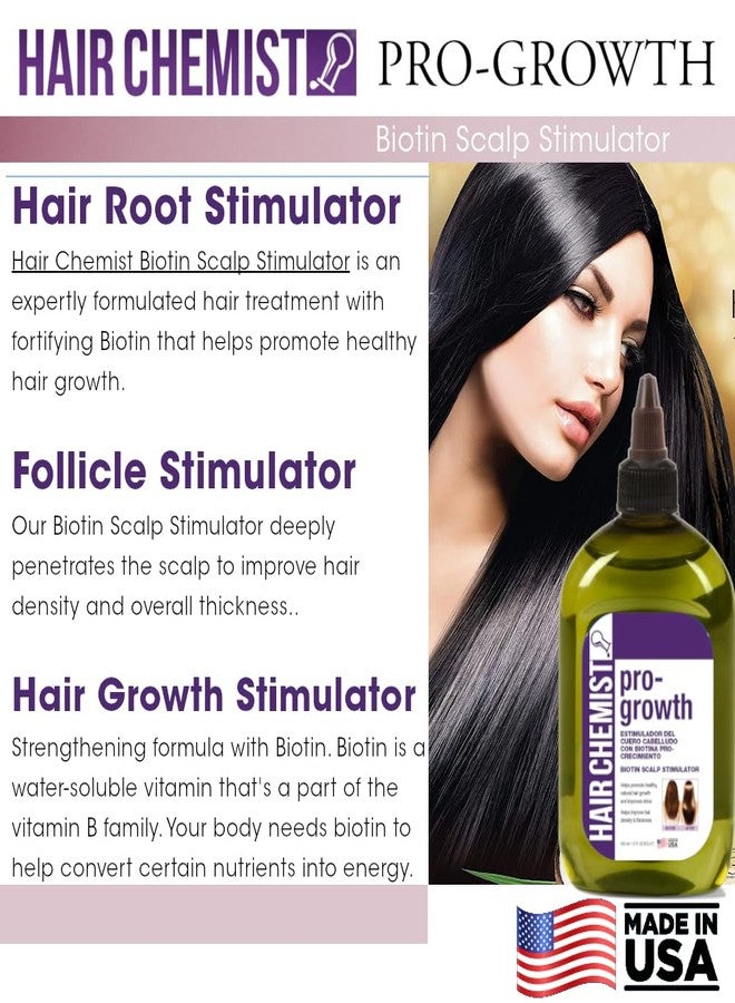Hair Chemist Pro-Growth Scalp Stimulator with Biotin - Large 12 oz. - Image 3