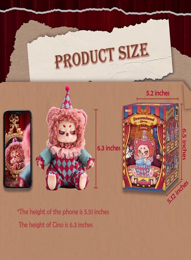 CALEMBOU Plush Doll Blind Box Figures, Timeshare Cino Dream Tour Circus Series Stuffed Mystery Box Toy, Kawaii Mystery Plush Collectible Birthday Gift for Girls (1PC) - Image 4