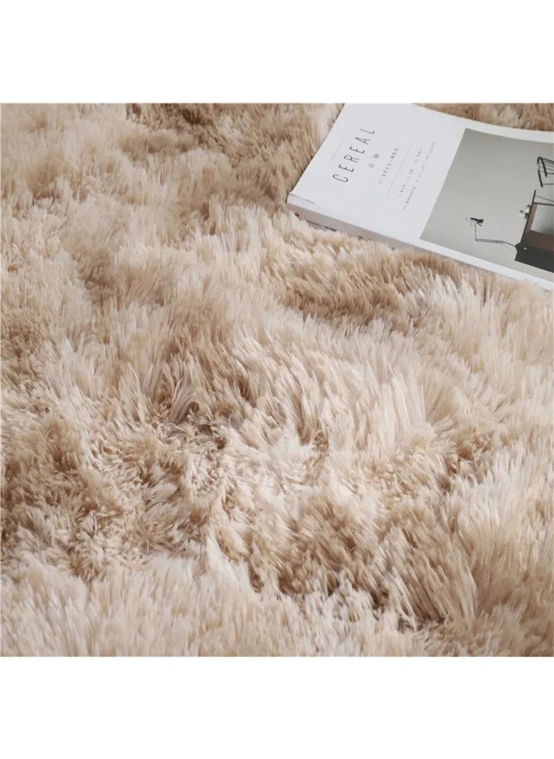 GT-Wheel Large Area Rugs Super Soft Fluffy Tie Dye Rug Modern Indoor Fuzzy Carpets Decor  - Image 4