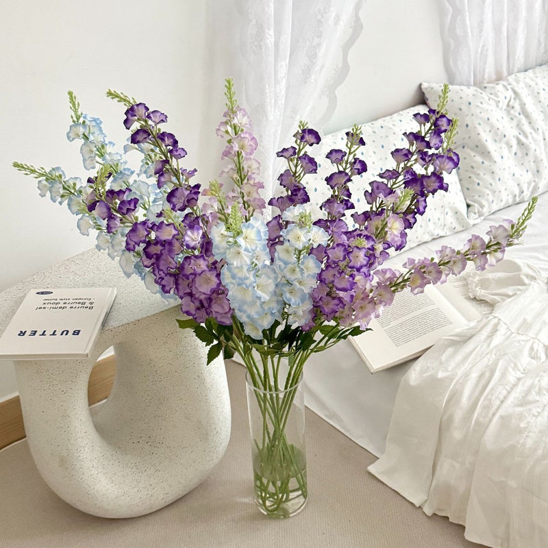 2 Forks Qianxun Feiyan Artificial Flowers Home Living Room Decoration Wedding Hall Layout Artificial Flowers Background Wall High Line Flowers - Image 3