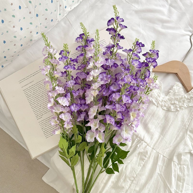 2 Forks Qianxun Feiyan Artificial Flowers Home Living Room Decoration Wedding Hall Layout Artificial Flowers Background Wall High Line Flowers - Image 4