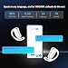 Wooask AI Translation Earbuds Real Time 144 Language Translator Earbuds Open Ear Design 3in1 AI Translation Earbuds Real Time F56 White with Offline Package Lifetime Free - Image 2