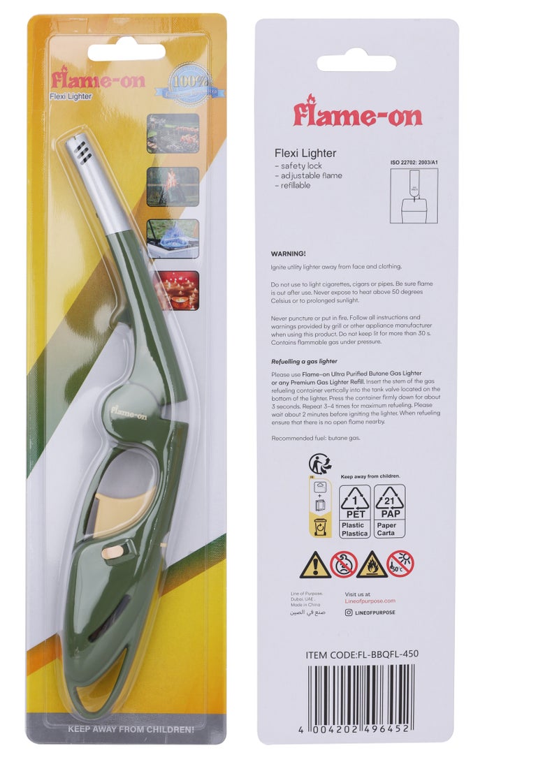 فلايم-أون ولاعة فليم أون مرنة، بألوان متنوعة، عبوة مفردة. - Image 1