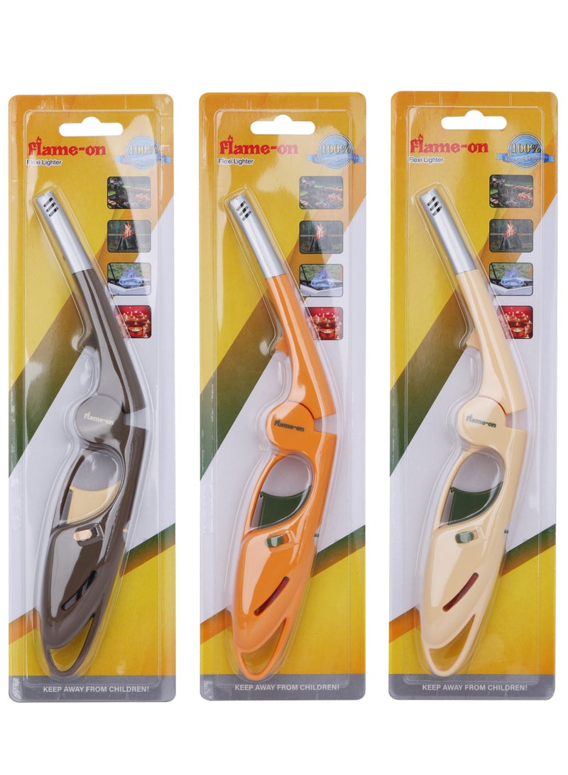 فلايم-أون ولاعة فليم أون مرنة، بألوان متنوعة، عبوة مفردة. - Image 2