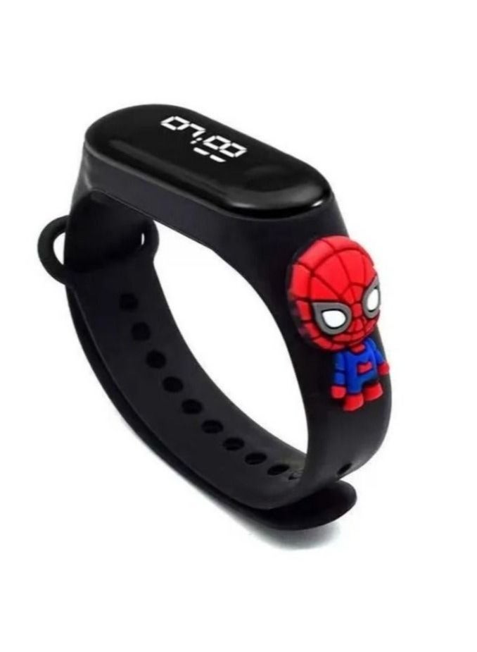 Kids' Water Resistant Silicone Digital Watch 6PCS
