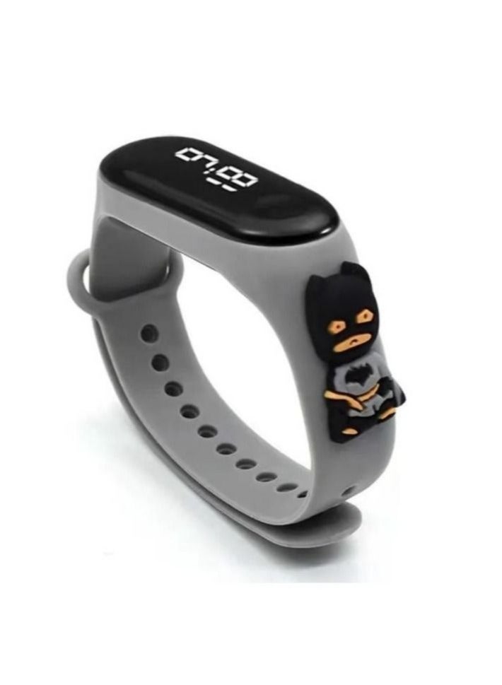 Kids' Water Resistant Silicone Digital Watch 6PCS