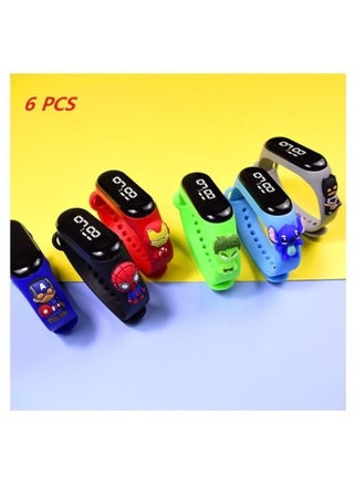 Kids' Water Resistant Silicone Digital Watch 6PCS - pzsku/ZF995AE1E10290646059AZ/45/1746399534/6c0f9681-8927-4d4e-aad5-fbeec851a960