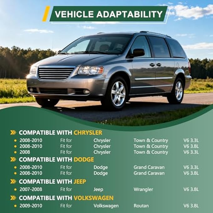 VectraCool 04801304AA Alternator Compatible with Chrysler Voyager 2008, Compatible with Dodge Grand Caravan 2008-2010, Compatible with Jeep Wrangler 2007-2008, Compatible with Volkswagen Routan Replacement#11295 - Image 3
