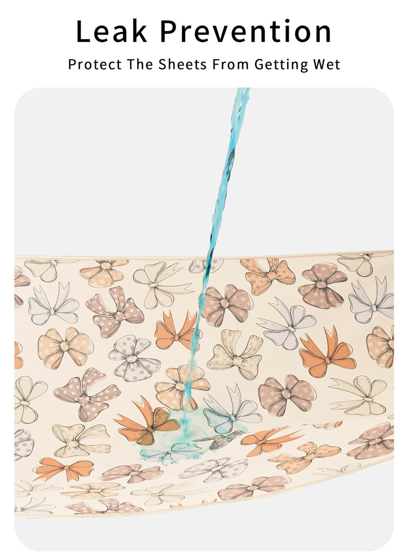 انسولار حفاضات أطفال مقاومة للماء، حفاضات ناعمة للغاية ومقاومة للماء، قابلة للغسل (بيج) - Image 5