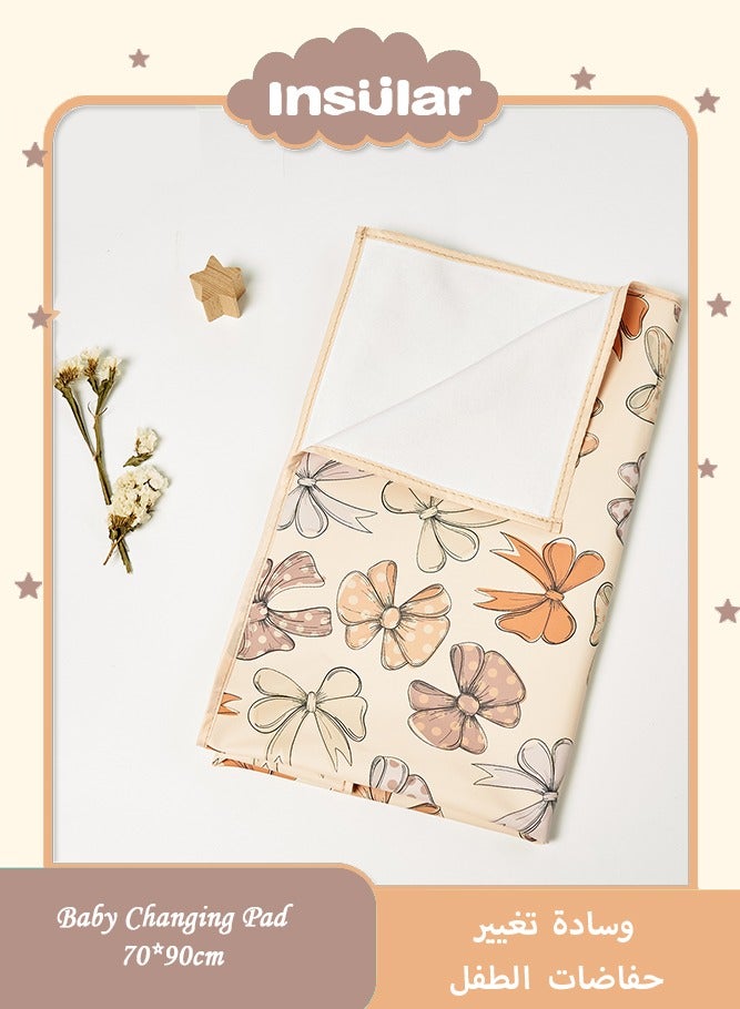 انسولار حفاضات أطفال مقاومة للماء، حفاضات ناعمة للغاية ومقاومة للماء، قابلة للغسل (بيج) - Image 1