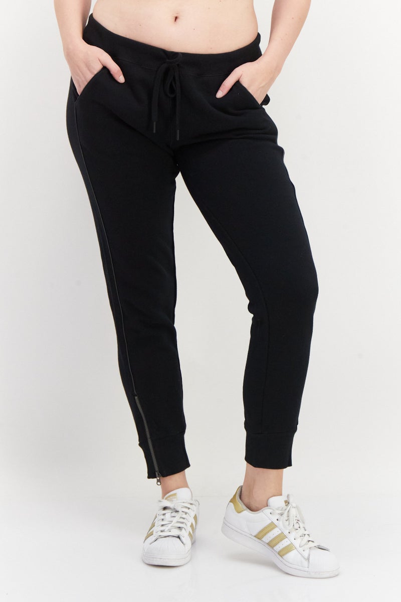 CONVERSE Women Sportswear Fit Running Sweatpants, Black - Image 1