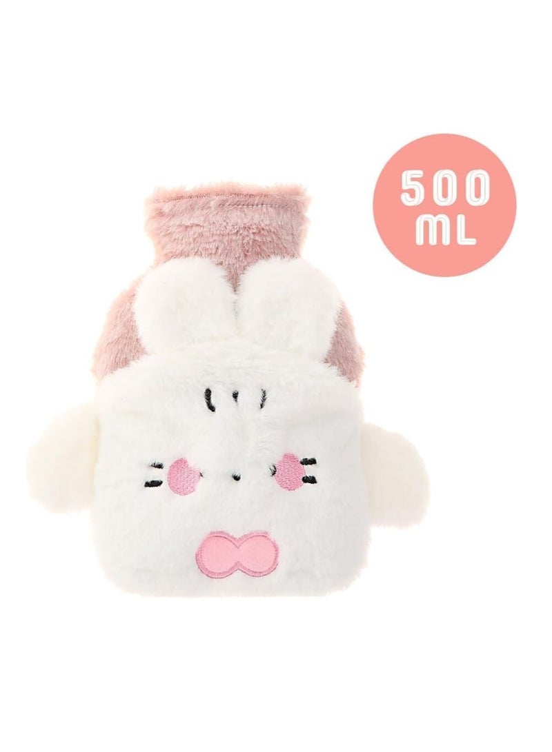 Excefore Hot Water Bag-Hot pack for Pain Relief, Hot Water Bottle,Cold and Hot Pack with velvet cover, Hot Water Bottles for Pain and Other Cramps, Great Gift for Women - Image 2