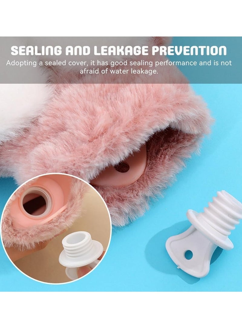 Excefore Hot Water Bag-Hot pack for Pain Relief, Hot Water Bottle,Cold and Hot Pack with velvet cover, Hot Water Bottles for Pain and Other Cramps, Great Gift for Women - Image 3