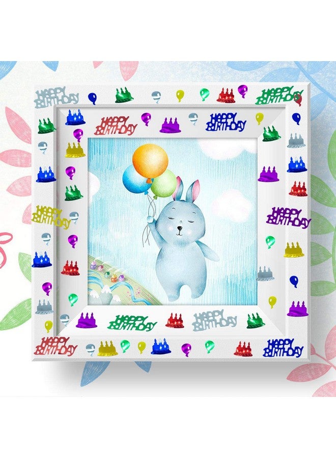 YaFex Happy Birthday Confetti Sprinkles Table Scatters For Birthday Party Decoration DIY Arts and Crafting Metallic Foil Confetti-Multi Color 1.5 Ounce/Package - Image 4