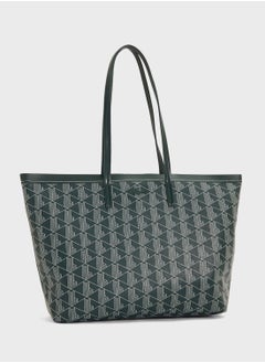 LACOSTE Monogram Top Handle Zip Over Tote  - Image 3
