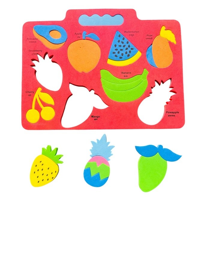 TJIKKO Educational and Engaging Eva Puzzle mat Designed for Kids. 10 mm Thick (Fruits) - Image 2