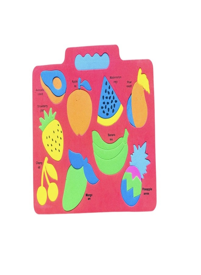 TJIKKO Educational and Engaging Eva Puzzle mat Designed for Kids. 10 mm Thick (Fruits) - Image 1