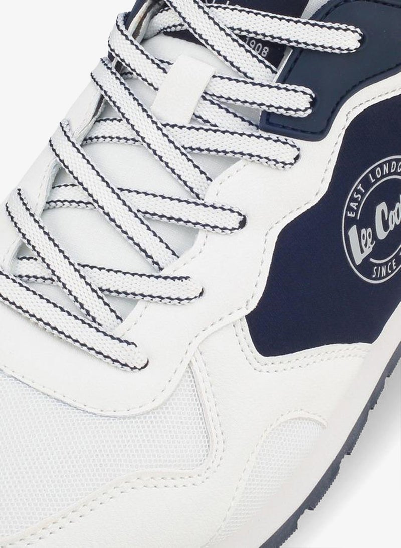 Lee Cooper Men Logo Print Lace-Up Ankle Sneakers - Image 4