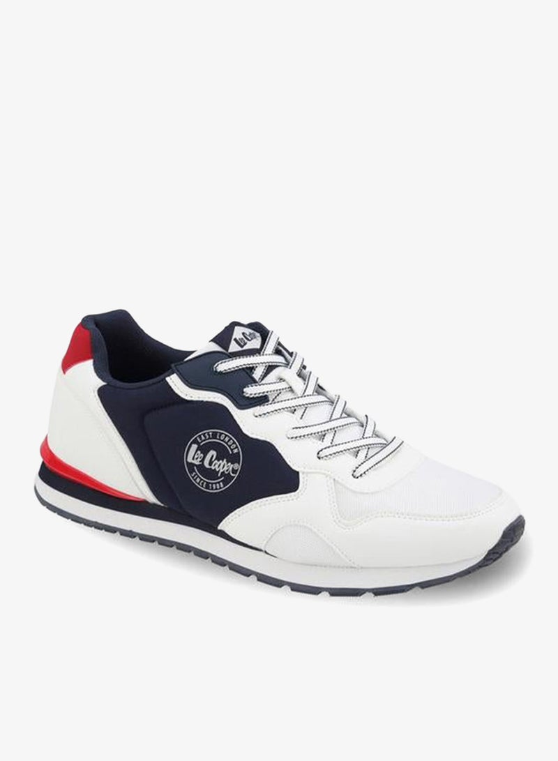 Lee Cooper Men Logo Print Lace-Up Ankle Sneakers - Image 2