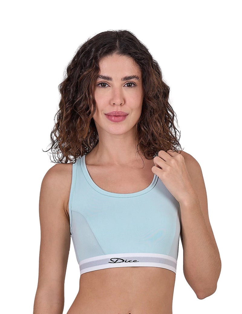 دايس برا حريمي غير مبطن  لون ازرق - Image 3