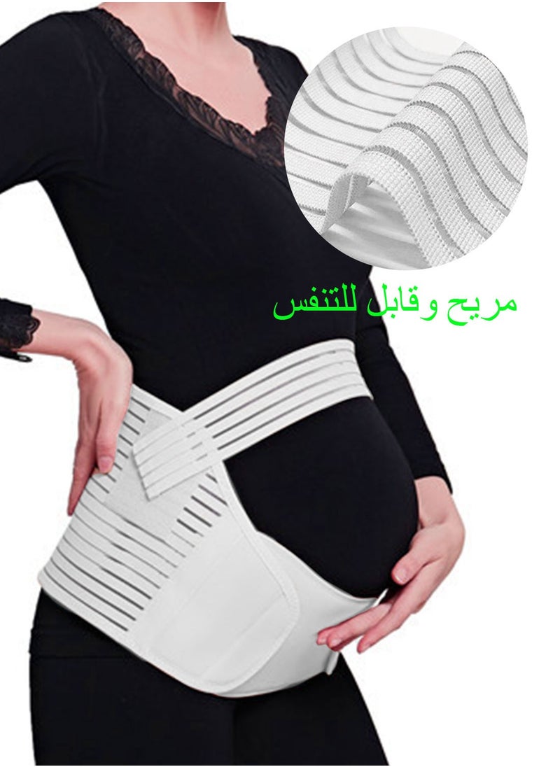 Syarme Belly Bands For Pregnant Women, Pregnancy Belly Support Band, Belly Band For Back Support, Pregnancy Must Haves for Pregnant Women, Supporting Abdomen, Waist, Pelvis and Back XL  - Image 5