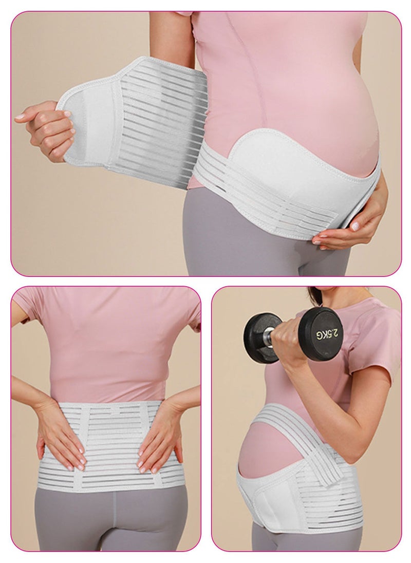 Syarme Belly Bands For Pregnant Women, Pregnancy Belly Support Band, Belly Band For Back Support, Pregnancy Must Haves for Pregnant Women, Supporting Abdomen, Waist, Pelvis and Back XL  - Image 4
