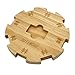 SUTIMSHE Wooden Hub Centerpiece for Mexican Train Dominoes Game with Felted Bottom up to 8 Players Dominoes Accessories Made of Superior Pine - Image 2