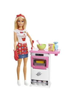 Barbie دمية باربي طاهية المخبز ومجموعة اللعب  - Image 1