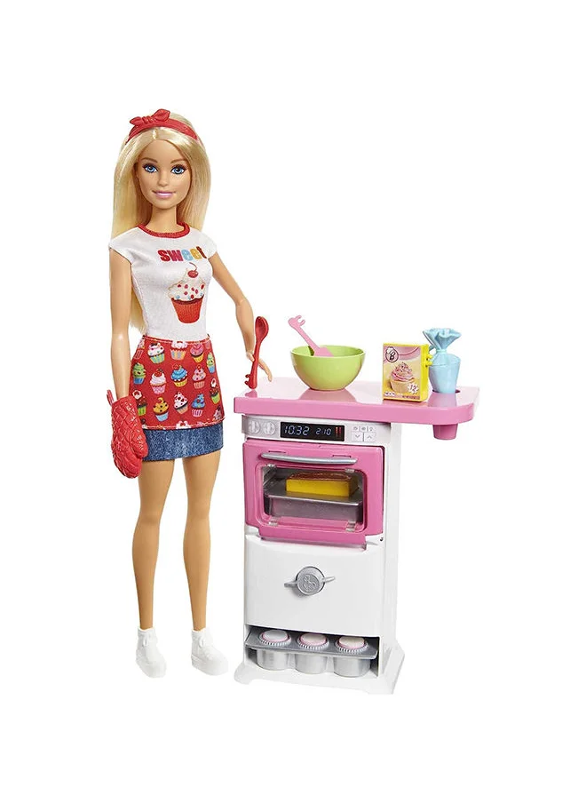 باربي Barbie Bakery Chef Doll And Playset