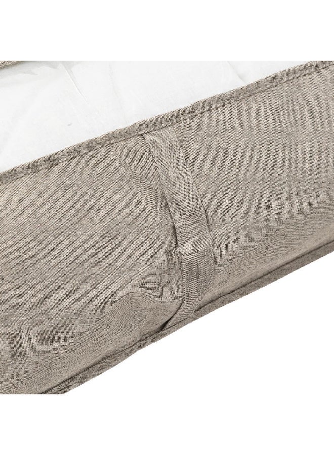 Five Simply Smart Orga Zipper Closure Rectangular Underbed Garment Bag Beige and Clear 20 x 45 x 100 cm 181257 - Image 2