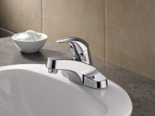 Peerless Centerset Bathroom Faucet Chrome, Bathroom Sink Faucet, Single Handle, Chrome P131LF - Image 5