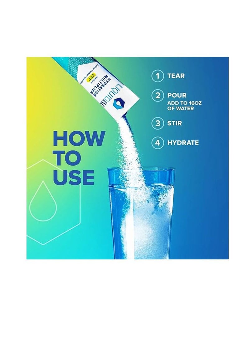 Liquid I.V. - Liquid I.V. Lemon flavor to burn fat from one piece - Image 1
