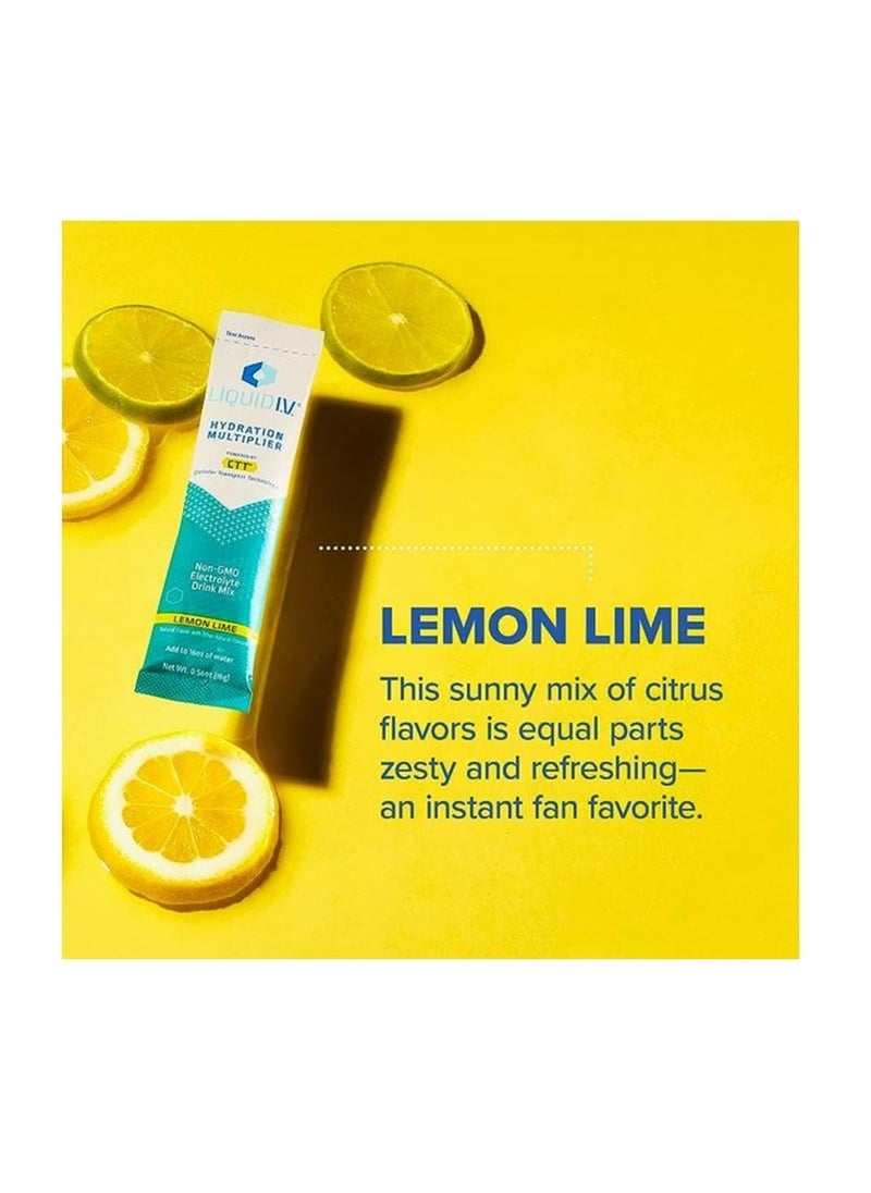 Liquid I.V. - Liquid I.V. Lemon flavor to burn fat from one piece - Image 1