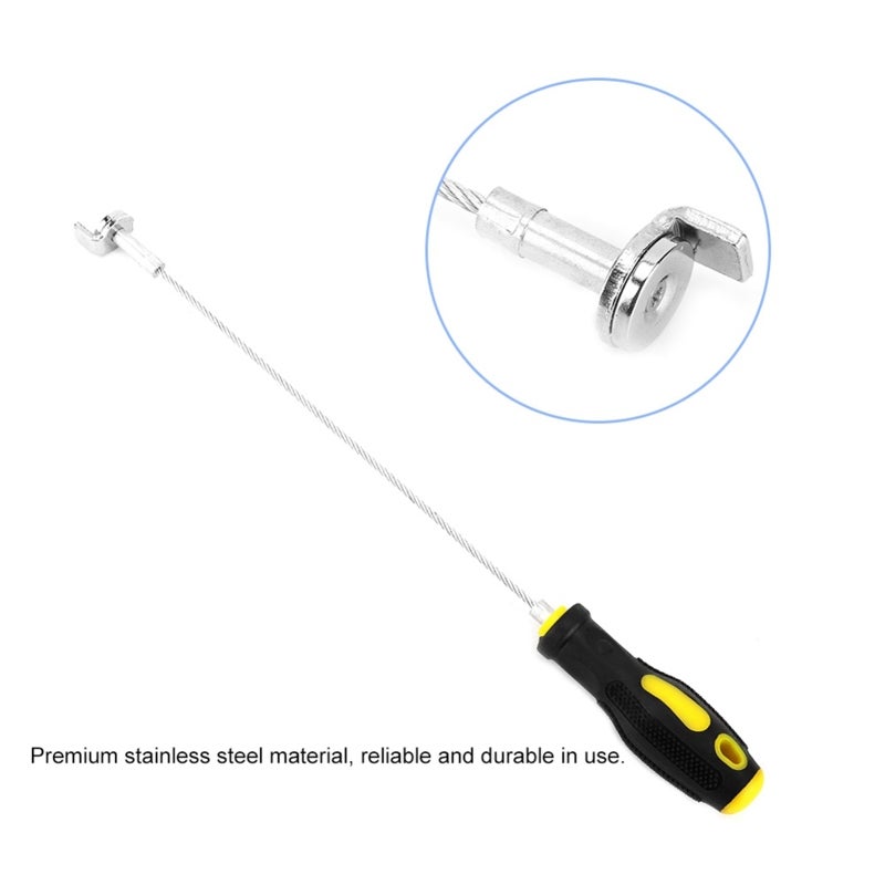 Magnetic Oil Drain Plug Remover: Stainless Steel Construction, Strong Magnetic Attraction - Non-slip Ergonomic Handle for Secure Car Oil Drain Maintenance - Image 4